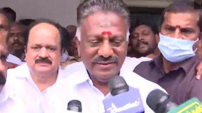O Panneerselvam. (Twitter) O Panneerselvam. (Twitter)