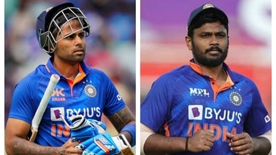 Suryakumar Yadav and Sanju Samson Suryakumar Yadav and Sanju Samson