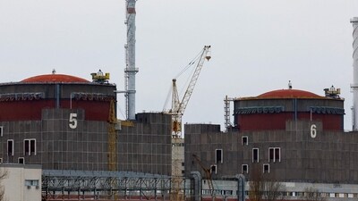 Russia-Ukraine war: A view shows the Zaporizhzhia Nuclear Power Plant in Ukraine. (Reuters)
