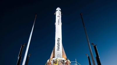 The Terran 1 is claimed to be the worlds first 3D printed rocket. (AFP) The Terran 1 is claimed to be the worlds first 3D printed rocket. (AFP)