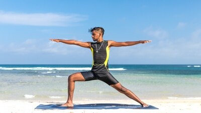 Warrior II (Virabhadrasana II): Warrior II is an excellent pose for building strength in the legs and core, while also improving balance and stability. It's a great way to energize the body and improve circulation, which can be especially helpful during the summer months. (Photo by Artem Beliaikin on Unsplash) Warrior II (Virabhadrasana II): Warrior II is an excellent pose for building strength in the legs and core, while also improving balance and stability. It's a great way to energize the body and improve circulation, which can be especially helpful during the summer months. (Photo by Artem Beliaikin on Unsplash)