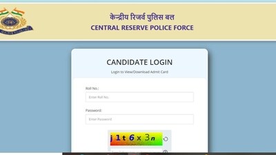 CRPF admit card 2023 for Paramedic staff exam released CRPF admit card 2023 for Paramedic staff exam released