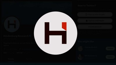 Hidenburg Research is a US based short seller. (Twitter/ Hindenburg Research) Hidenburg Research is a US based short seller. (Twitter/ Hindenburg Research)