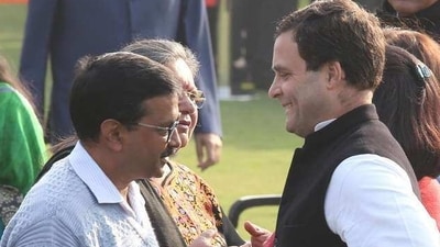 Delhi CM Arvind Kejriwal and Congress leader Rahul Gandhi (File photo) Delhi CM Arvind Kejriwal and Congress leader Rahul Gandhi (File photo)