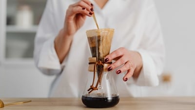 Drip Coffee: Drip coffee is a classic method of brewing coffee by pouring hot water over ground coffee beans in a filter. This is a simple and straightforward way to make coffee at home or in a coffee shop. (Pexels) Drip Coffee: Drip coffee is a classic method of brewing coffee by pouring hot water over ground coffee beans in a filter. This is a simple and straightforward way to make coffee at home or in a coffee shop. (Pexels)