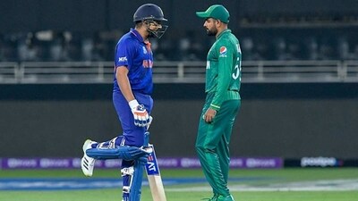 Rohit Sharma and Babar Azam during last year's Asia Cup in the UAE. (Getty) Rohit Sharma and Babar Azam during last year's Asia Cup in the UAE. (Getty)