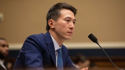 Shou Chew, chief executive officer of TikTok Inc., during a House Energy and Commerce Committee hearing in Washington, DC, US, on Thursday. (Bloomberg) Shou Chew, chief executive officer of TikTok Inc., during a House Energy and Commerce Committee hearing in Washington, DC, US, on Thursday. (Bloomberg)