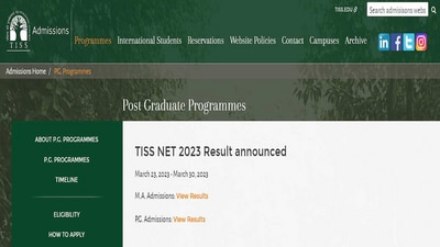 TISS NET 2023 Result declared at tiss.edu, here’s direct link to check TISS NET 2023 Result declared at tiss.edu, here’s direct link to check