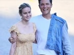 Brie Larson with Elijah Allan Blitz.