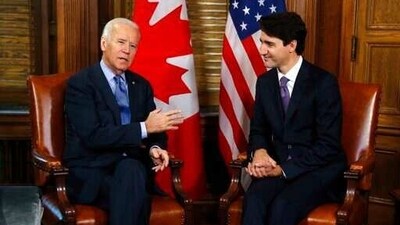 Joe Biden and Justin Trudeau (File Photo / AP)