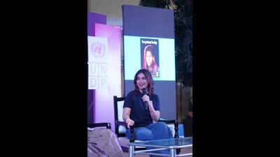 Actor Bhumi Pednekar (Gokul VS/HT) Actor Bhumi Pednekar (Gokul VS/HT)