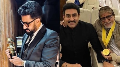 Amitabh Bachchan called Abhishek Bachchan his ‘pride’ after he won an award. Amitabh Bachchan called Abhishek Bachchan his ‘pride’ after he won an award.