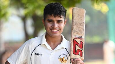 Cricketer Balraj Singh trains at the DAV College, Sector 10, Chandigarh. (Keshav Singh/HT) Cricketer Balraj Singh trains at the DAV College, Sector 10, Chandigarh. (Keshav Singh/HT)