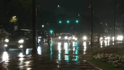 The national capital witnessed a drizzle during the daytime. (ANI)