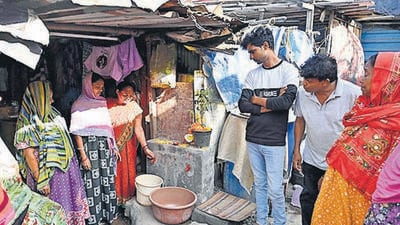Mati, along with the NGO Pani Haq Samiti, began doing the rounds of the BMC’s office from 2013 in a bid to get a legal water connection. “When we started this battle in 2013, there was a lot of documentation that was needed,” he said. “The process got easier in 2015, and we could manage with fewer documents. (Vijay Bate/HT Photo) Mati, along with the NGO Pani Haq Samiti, began doing the rounds of the BMC’s office from 2013 in a bid to get a legal water connection. “When we started this battle in 2013, there was a lot of documentation that was needed,” he said. “The process got easier in 2015, and we could manage with fewer documents. (Vijay Bate/HT Photo)