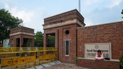 On March 10, the university barred two students, including a Congress students’ wing leader, for a year for allegedly participating in a screening of a British Broadcasting Corporation (BBC) documentary titled The Modi Question on the 2002 Gujarat riots. The screening was organised on January 27. (HT Archive) On March 10, the university barred two students, including a Congress students’ wing leader, for a year for allegedly participating in a screening of a British Broadcasting Corporation (BBC) documentary titled The Modi Question on the 2002 Gujarat riots. The screening was organised on January 27. (HT Archive)