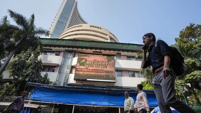 However, shares of Adani Green Energy jumped 4.84 per cent, Adani Transmission climbed 3.78 per cent and Adani Total Gas gained 2.49 per cent (PTI) However, shares of Adani Green Energy jumped 4.84 per cent, Adani Transmission climbed 3.78 per cent and Adani Total Gas gained 2.49 per cent (PTI)