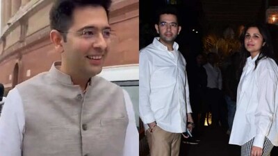 The MP was questioned about his rumoured wedding to actor Parineeti Chopra as he left the Parliament. The MP was questioned about his rumoured wedding to actor Parineeti Chopra as he left the Parliament.