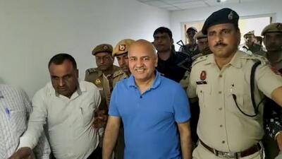 Sisodia was arrested by CBI after an eight-hour long interrogation on February 26. (PTI) Sisodia was arrested by CBI after an eight-hour long interrogation on February 26. (PTI)