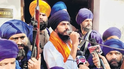 Amritpal Singh had a chequered past which he kept hidden in the interest of the image he has been building in India, a report said. Amritpal Singh had a chequered past which he kept hidden in the interest of the image he has been building in India, a report said.