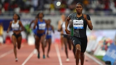 Caster Semenya of South Africa races. (Getty Images) Caster Semenya of South Africa races. (Getty Images)