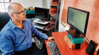 PB Dhanish, who is no longer an active player, is India's only international correspondence chess Grandmaster (HT Photo) PB Dhanish, who is no longer an active player, is India's only international correspondence chess Grandmaster (HT Photo)