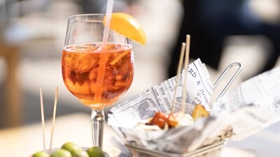 Aperol Spritz: The Aperol Spritz is a refreshing Italian cocktail that's made with Aperol, Prosecco, and soda water. It's light, effervescent, and perfect for sipping on a warm summer evening. The combination of bitter and sweet flavors in this cocktail make it a refreshing and delightful drink that's perfect for a summer soirée. (Unsplash) Aperol Spritz: The Aperol Spritz is a refreshing Italian cocktail that's made with Aperol, Prosecco, and soda water. It's light, effervescent, and perfect for sipping on a warm summer evening. The combination of bitter and sweet flavors in this cocktail make it a refreshing and delightful drink that's perfect for a summer soirée. (Unsplash)