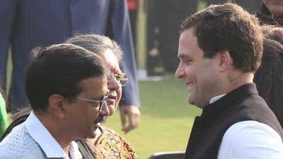 Delhi CM Arvind Kejriwal and Congress leader Rahul Gandhi (File photo) Delhi CM Arvind Kejriwal and Congress leader Rahul Gandhi (File photo)