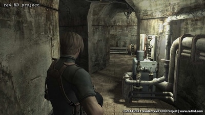 A screenshot from the Resident Evil 4 HD Project A screenshot from the Resident Evil 4 HD Project