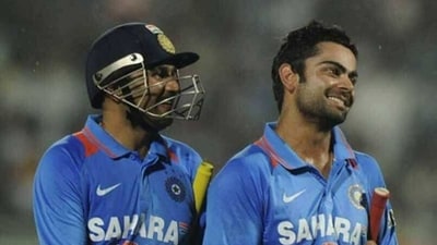 Sehwag was known for being a highly effective part-time spinner (AFP) Sehwag was known for being a highly effective part-time spinner (AFP)
