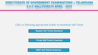 TS SSC Hall Tickets 2023 released at bse.telangana.gov.in, download link here TS SSC Hall Tickets 2023 released at bse.telangana.gov.in, download link here