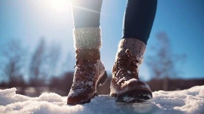Appropriate Footwear: A good pair of trekking shoes or boots with sturdy soles and ankle support is crucial to keep your feet protected and comfortable during your trek. (Unsplash) Appropriate Footwear: A good pair of trekking shoes or boots with sturdy soles and ankle support is crucial to keep your feet protected and comfortable during your trek. (Unsplash)