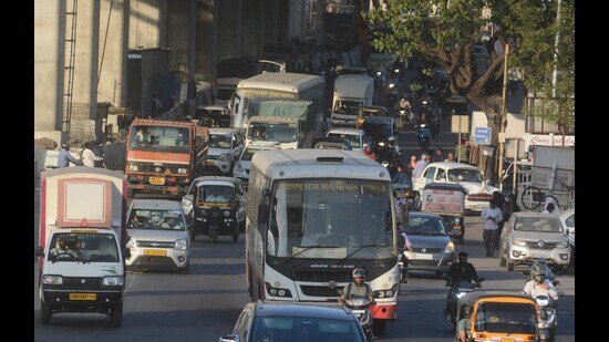 Our appeal to citizens is to strictly follow traffic rules and regulations for their own safety, traffic police said, (HT PHOTO)