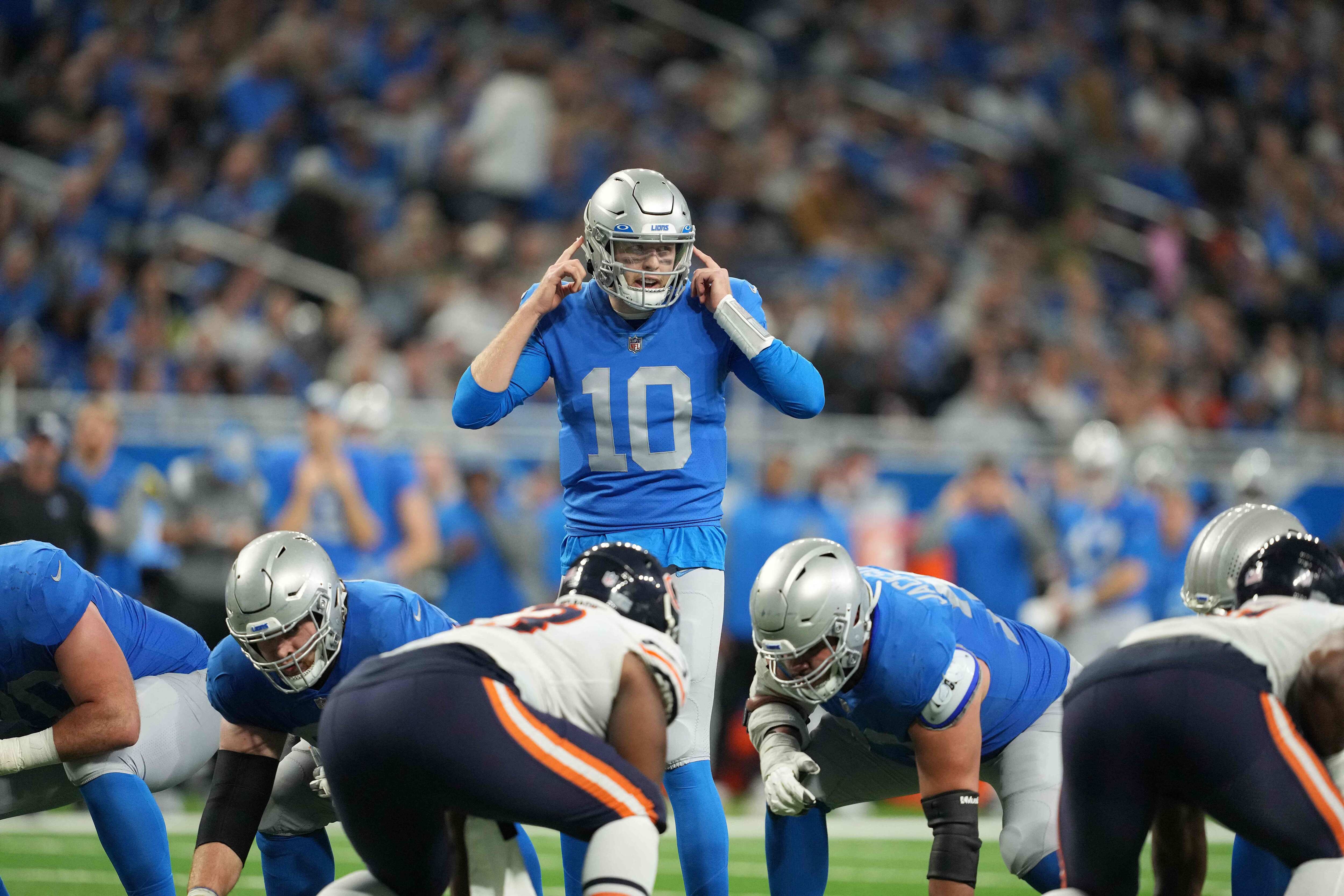 Nate Sudfeld #10 of the Detroit Lions (Getty Images via AFP) Nate Sudfeld #10 of the Detroit Lions (Getty Images via AFP)