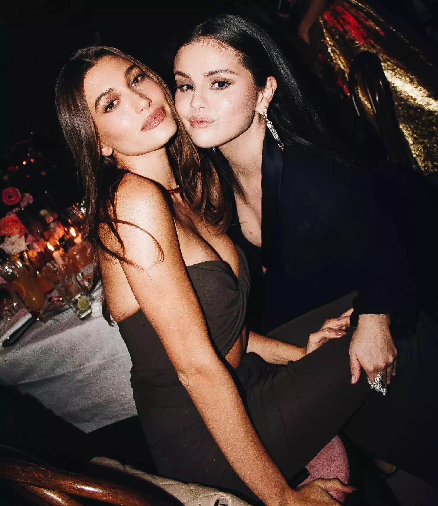 Selena Gomez poses with Hailey Bieber at a 2022 event. Selena Gomez poses with Hailey Bieber at a 2022 event.