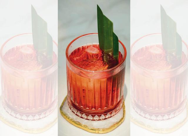 The Pandan Negroni from Fig & Maple. The Pandan Negroni from Fig & Maple.