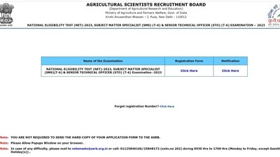 ASRB NET 2023 registration begins tomorrow at asrb.org.in ASRB NET 2023 registration begins tomorrow at asrb.org.in