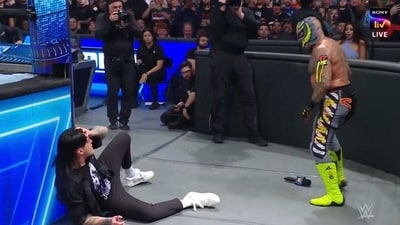 Rey Mysterio has accepted Dominik Mysterio's challenge to fight him at WrestleMania. (Twitter) Rey Mysterio has accepted Dominik Mysterio's challenge to fight him at WrestleMania. (Twitter)
