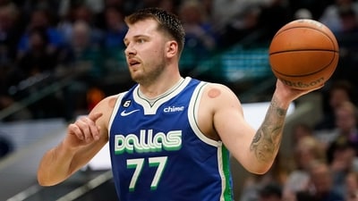 Dallas Mavericks guard Luka Doncic (77) (AP)