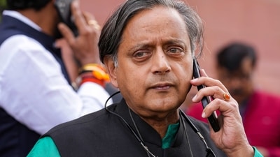 Shashi Tharoor shared a screenshot of how foreign media covered Rahul Gandhi's disqualification from Lok Sabha. (PTI)