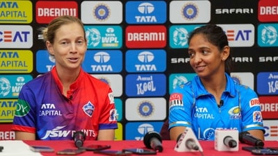 Delhi Capitals face Mumbai Indians in the WPL 2023 final. (PTI) Delhi Capitals face Mumbai Indians in the WPL 2023 final. (PTI)