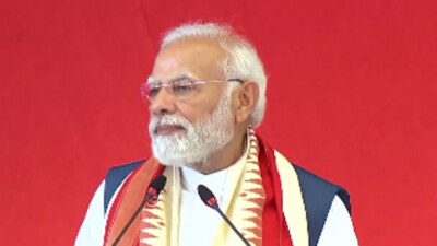 Prime Minister Narendra Modi addressed a public rally in Karnataka on Saturday (Twitter Photo) Prime Minister Narendra Modi addressed a public rally in Karnataka on Saturday (Twitter Photo)