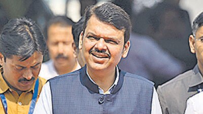 Replying to a discussion on the home department, Fadnavis said that police will conduct an in-depth inquiry into an attack on a BJP worker. BJP MLC Praveen Darekar and Thackeray faction MLC Anil Parab demanded strict action against the accused and alleged involvement of local MLA without naming Surve. (Satish Bate/HT PHOTO)