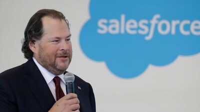 Salesforce chairman Marc Benioff. (AP) Salesforce chairman Marc Benioff. (AP)