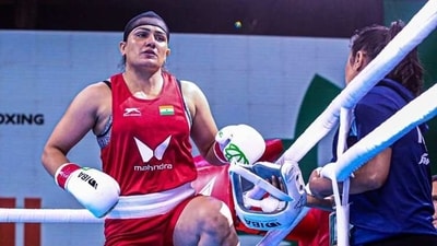 Indian boxer Saweety Boora (Twitter/ANI) Indian boxer Saweety Boora (Twitter/ANI)
