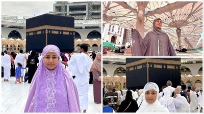 Hina Khan has shared a bunch of photos from her Umrah to Mecca and Medina. Hina Khan has shared a bunch of photos from her Umrah to Mecca and Medina.