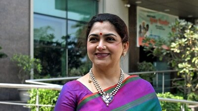 Khushbu Sundar has dared the Congress to file a case against her. (Ayush Sharma)