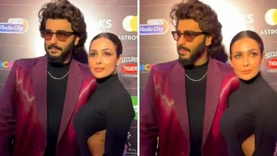 Malaika Arora and Arjun Kapoor at the Hungama Style Icons Awards. Malaika Arora and Arjun Kapoor at the Hungama Style Icons Awards.