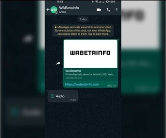 The screenshot shared by WABetaInfo The screenshot shared by WABetaInfo