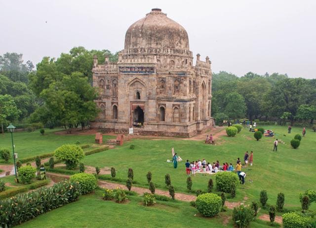 Lodhi Garden in June 2021, Delhi’s parks and gardens were largely empty in the lockdown. (Shutterstock) Lodhi Garden in June 2021, Delhi’s parks and gardens were largely empty in the lockdown. (Shutterstock)